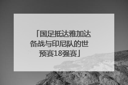国足抵达雅加达备战与印尼队的世预赛18强赛